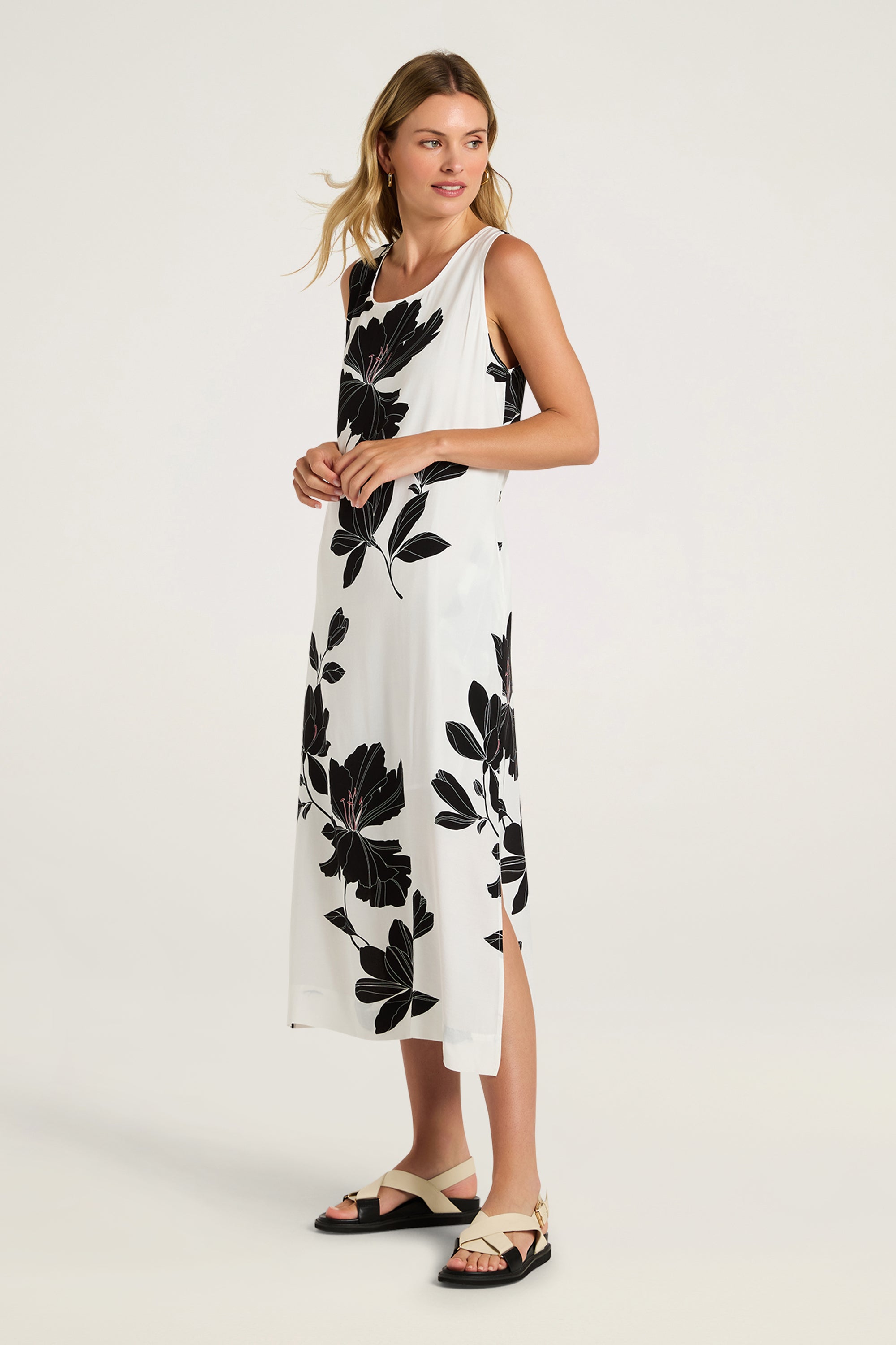 Midnight Floral Dress
