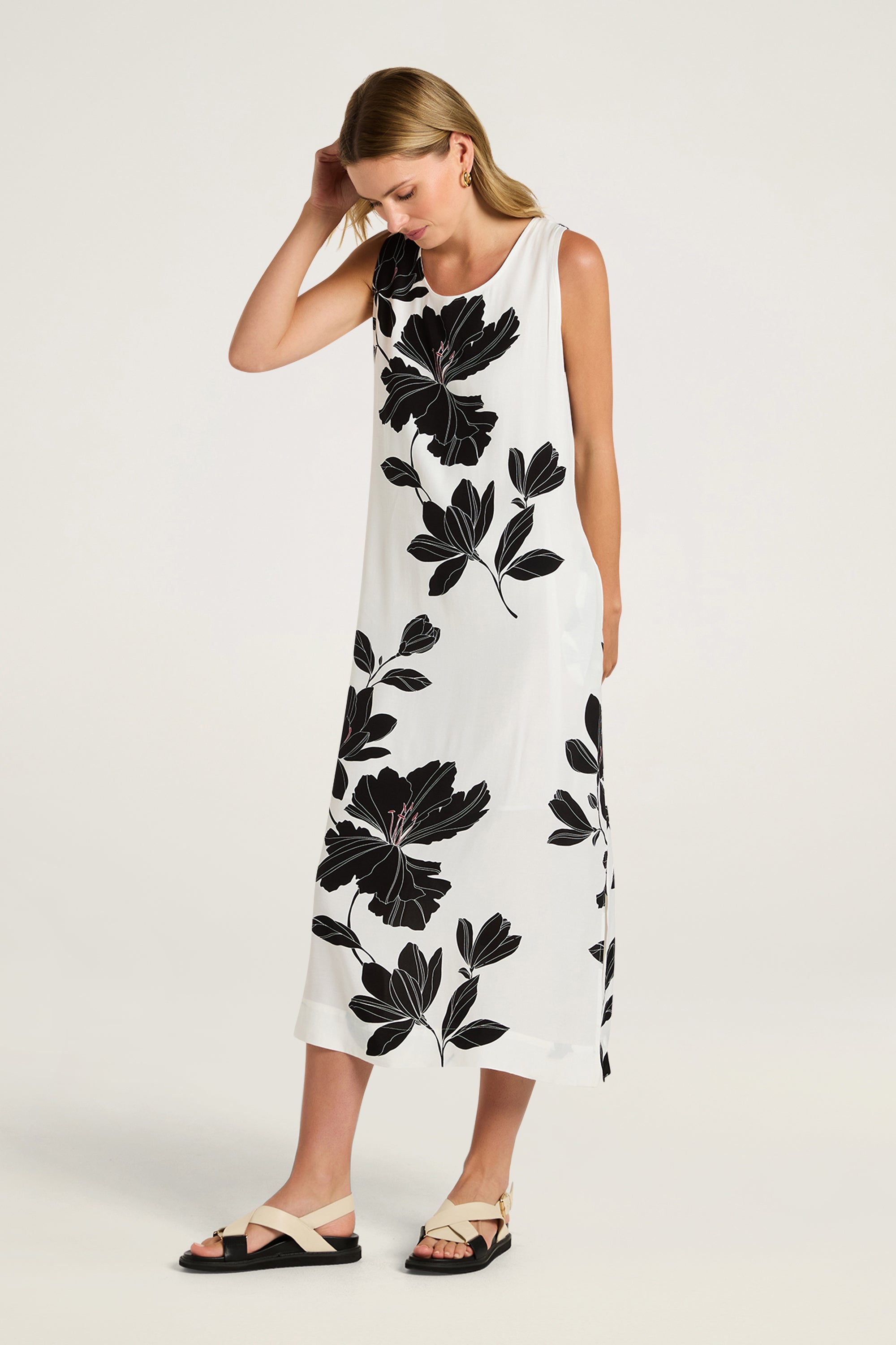 Midnight Floral Dress