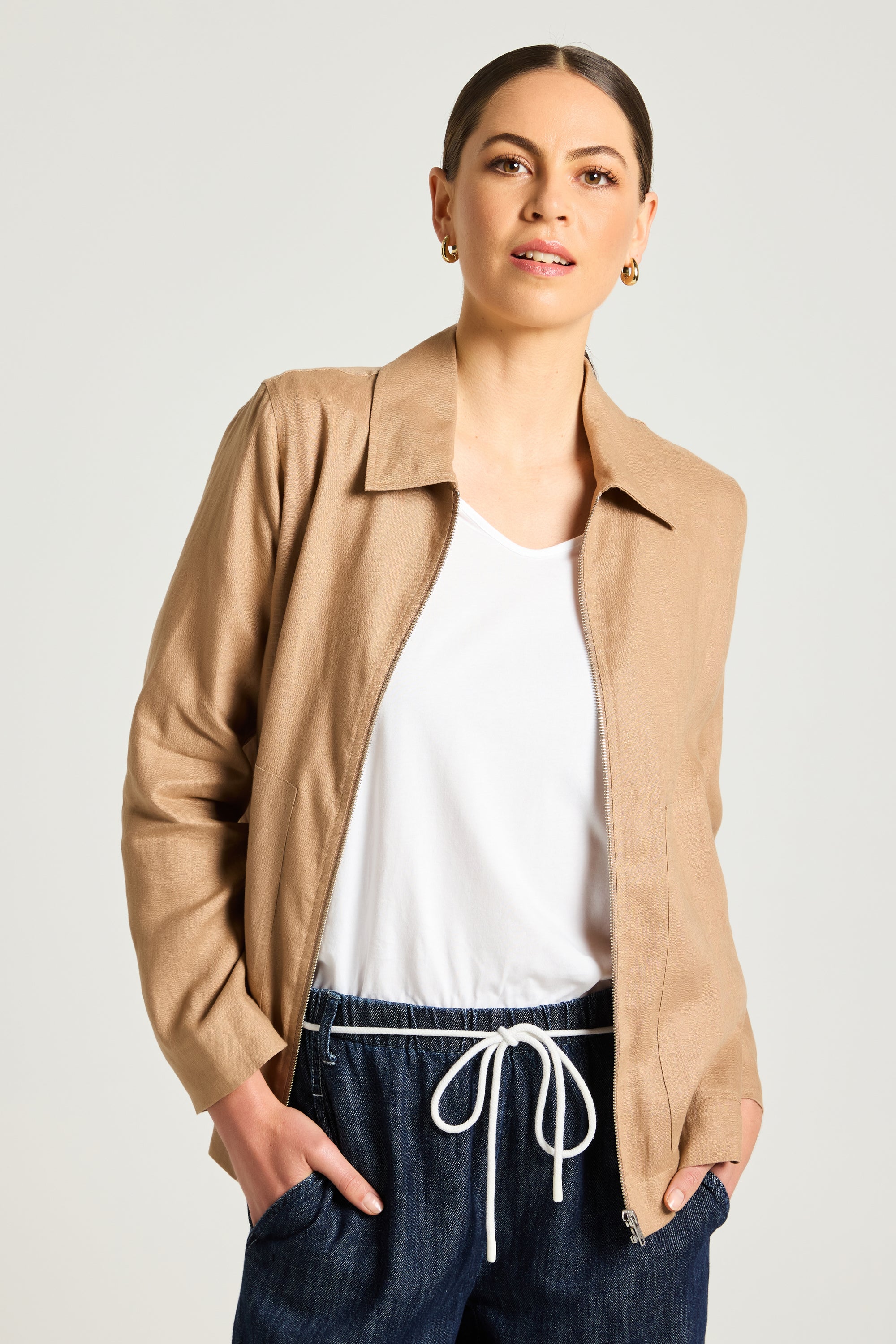 Willow Jacket in Toffee Yarra Trail Yarra Trail Australia
