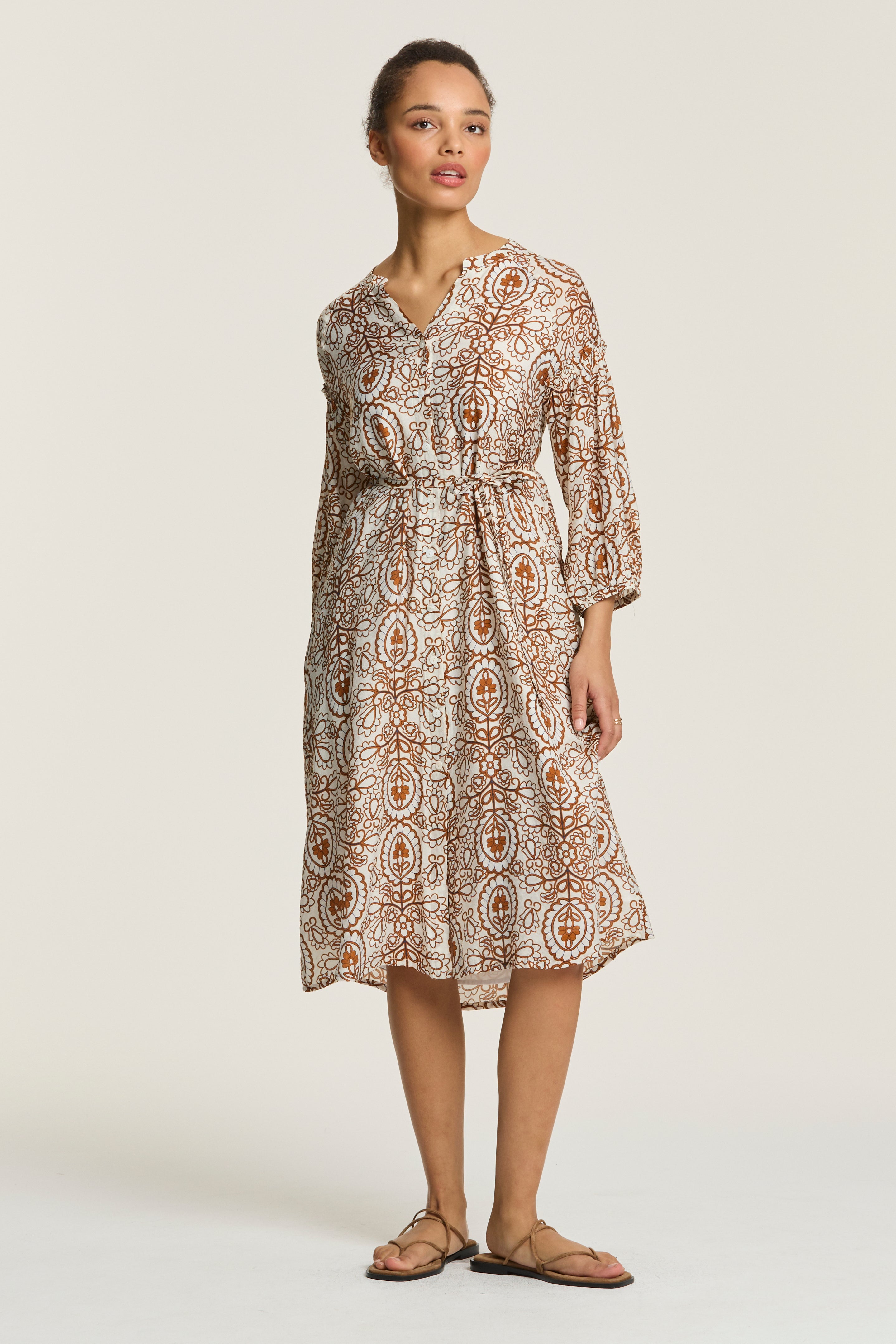 Boheme Puff Sleeve Dress