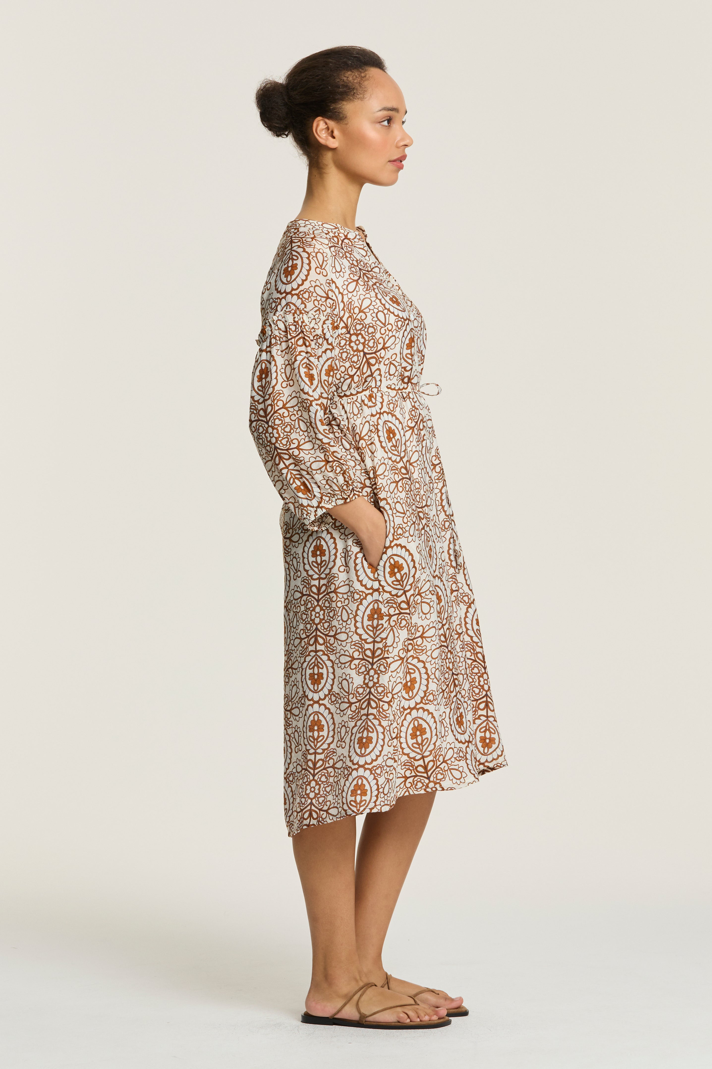 Boheme Puff Sleeve Dress