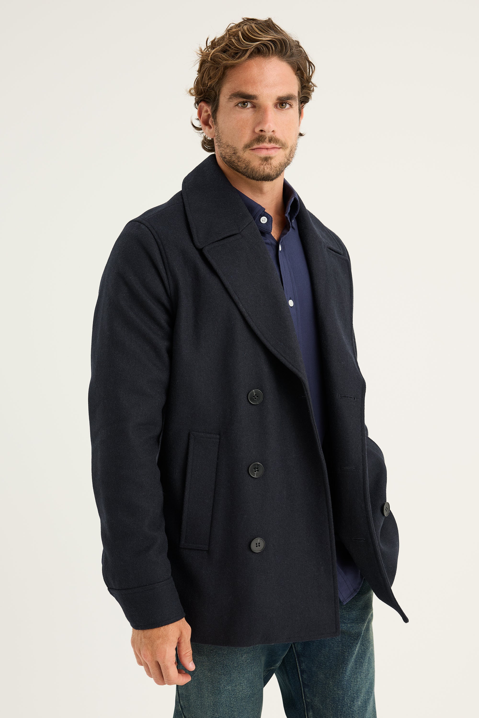 Everett Pea Coat - Main Image