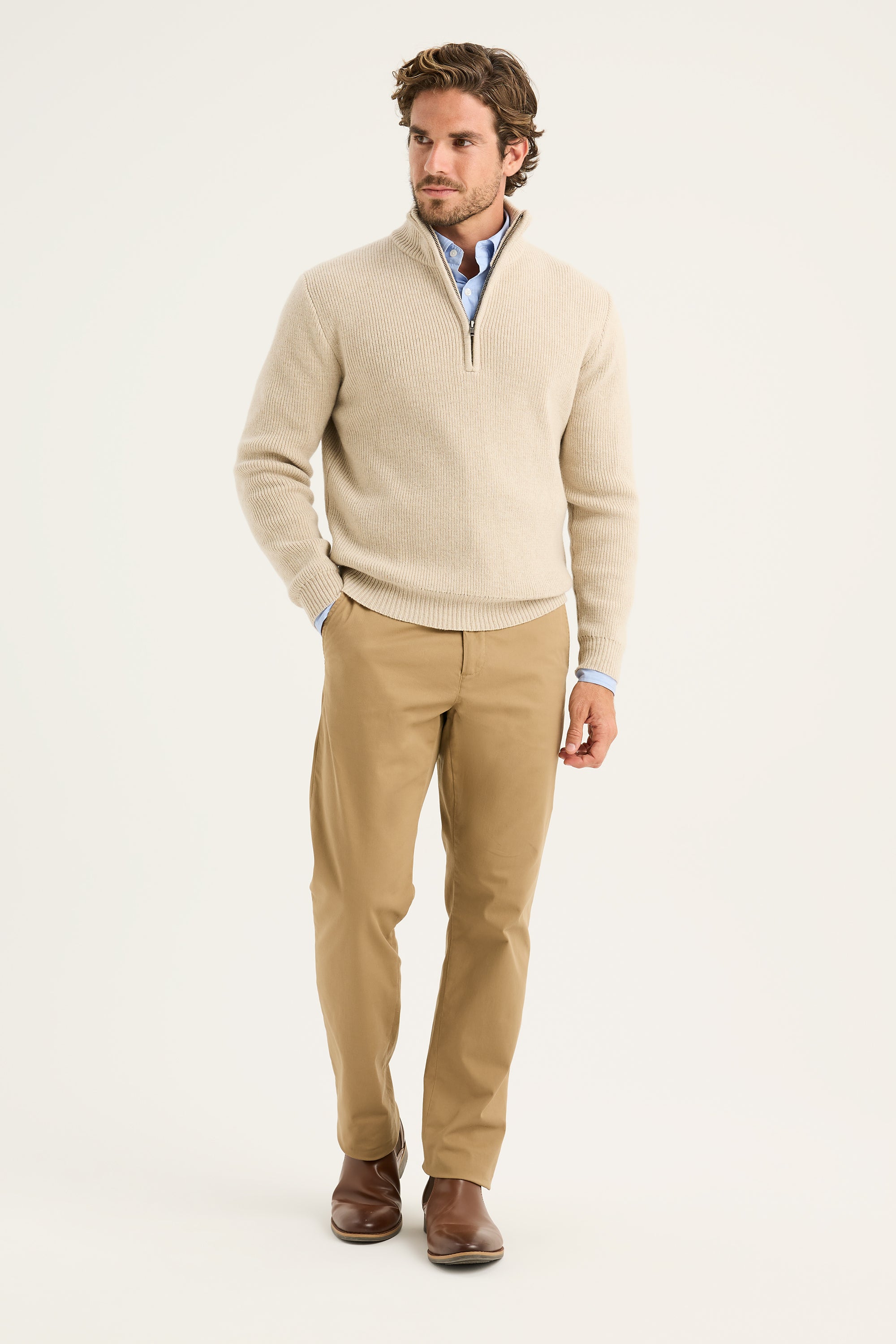 Barker Zip Knit