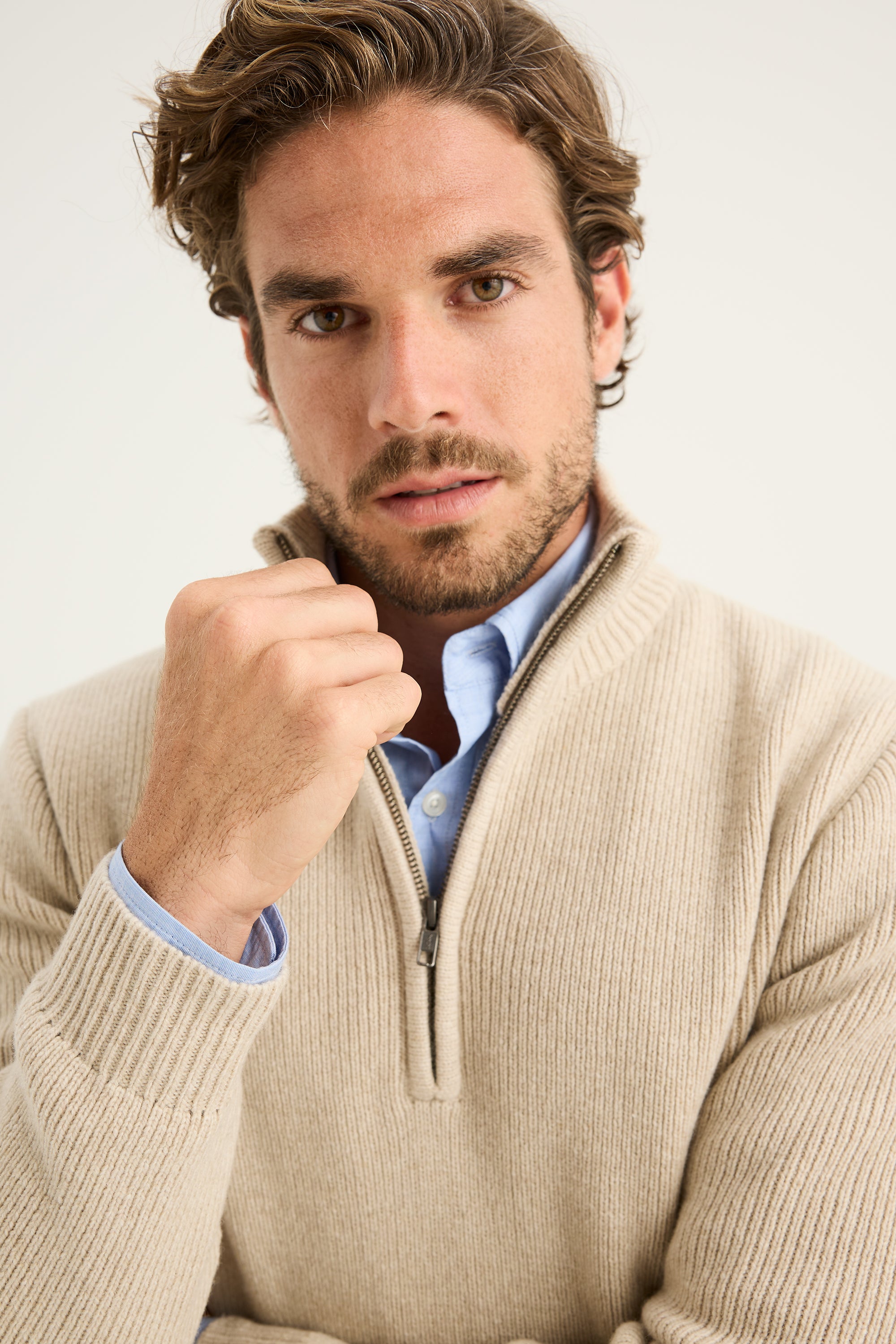 Barker Zip Knit