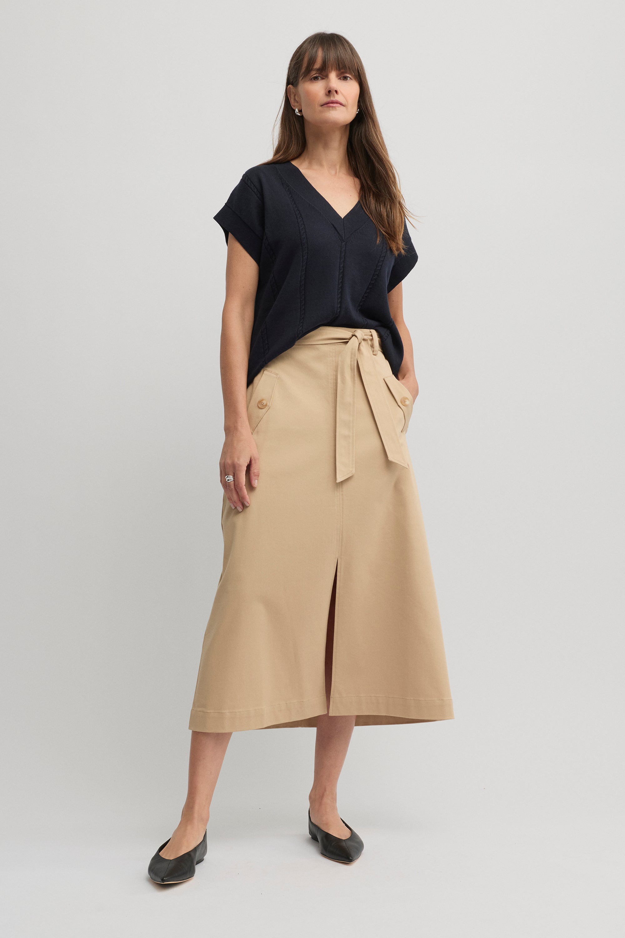 Nova Multi Button Skirt