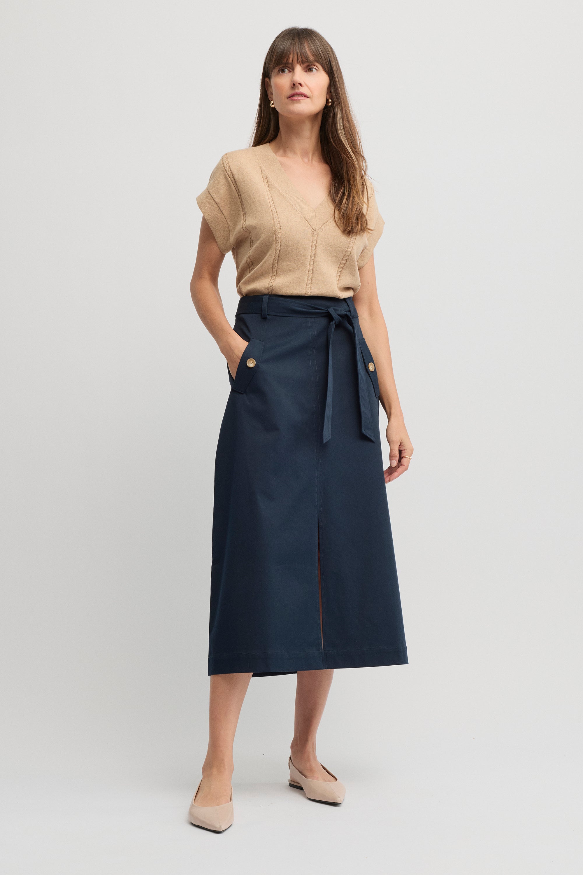 Nova Multi Button Skirt