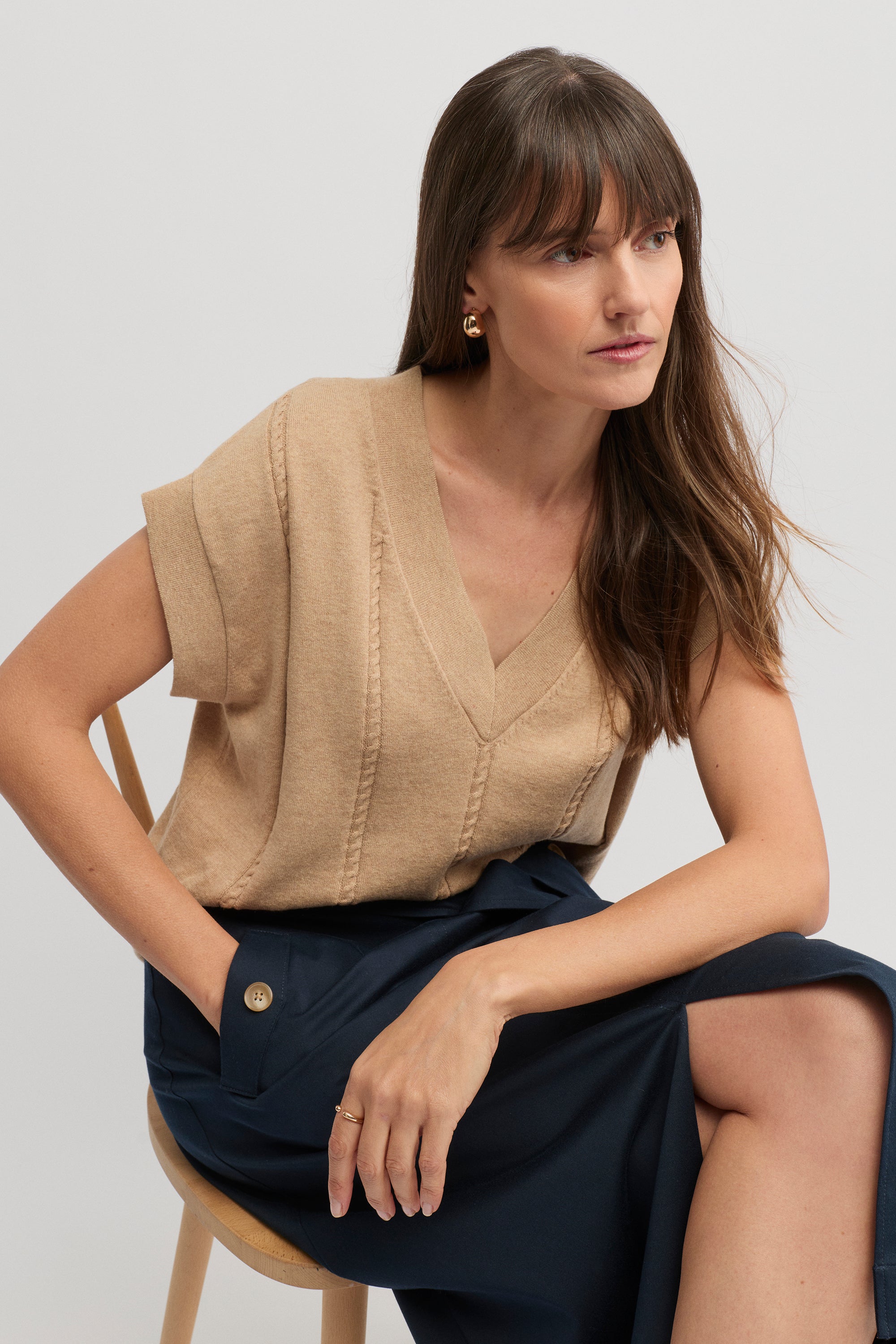 Nova Multi Button Skirt