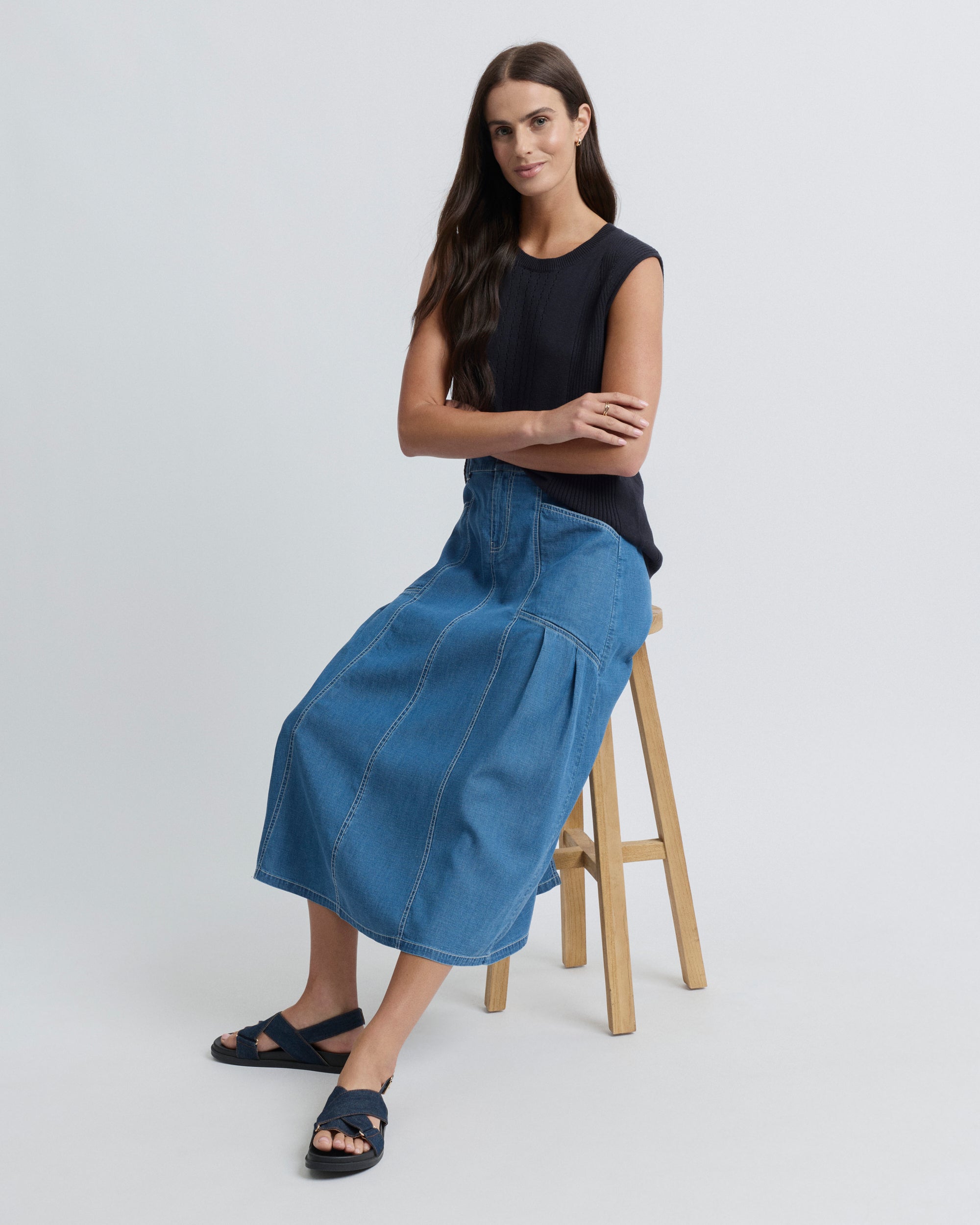 Marseille 3/4 Length Skirt