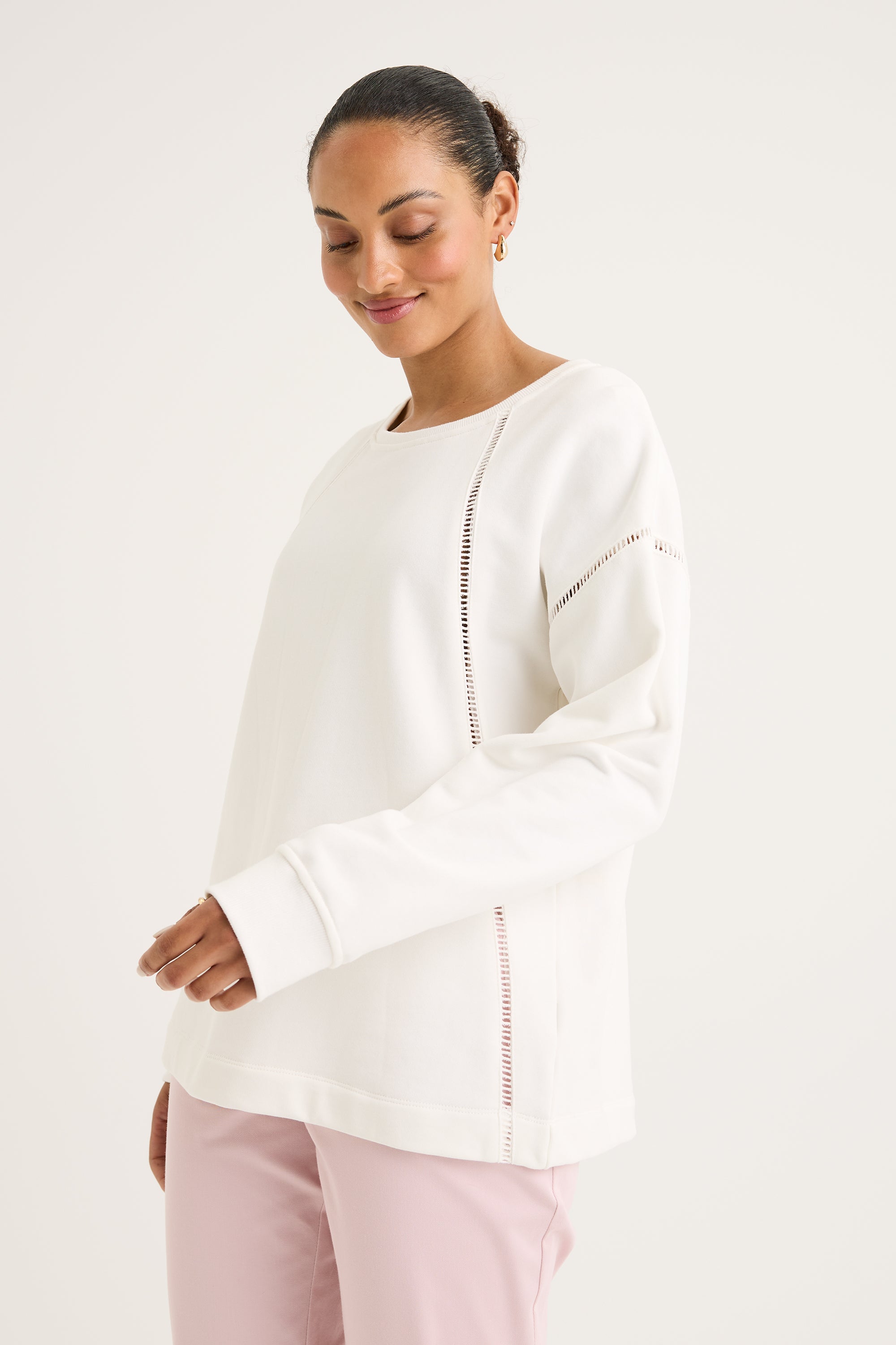 Gem Lace Sweat