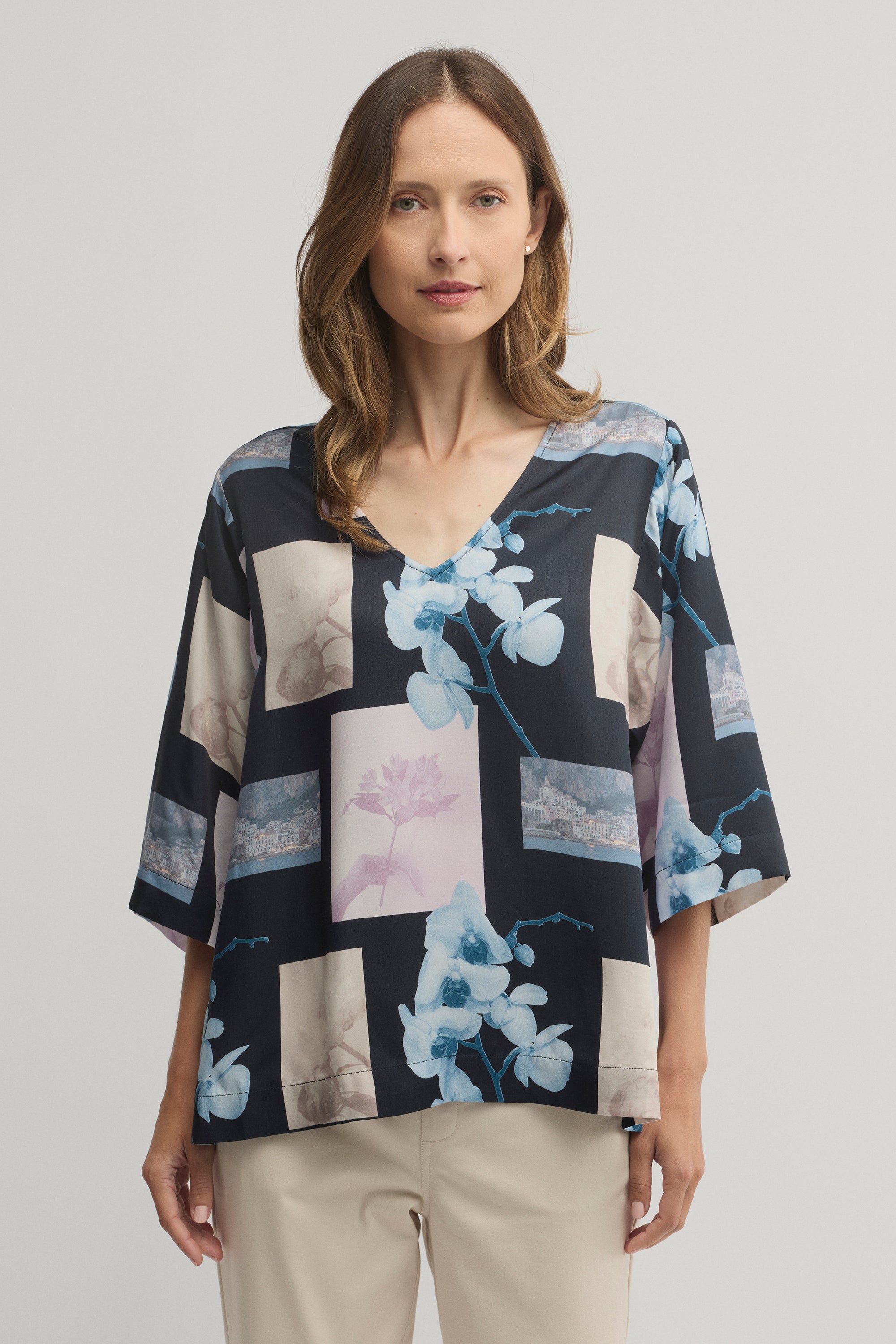 Decoupage Blouse Top