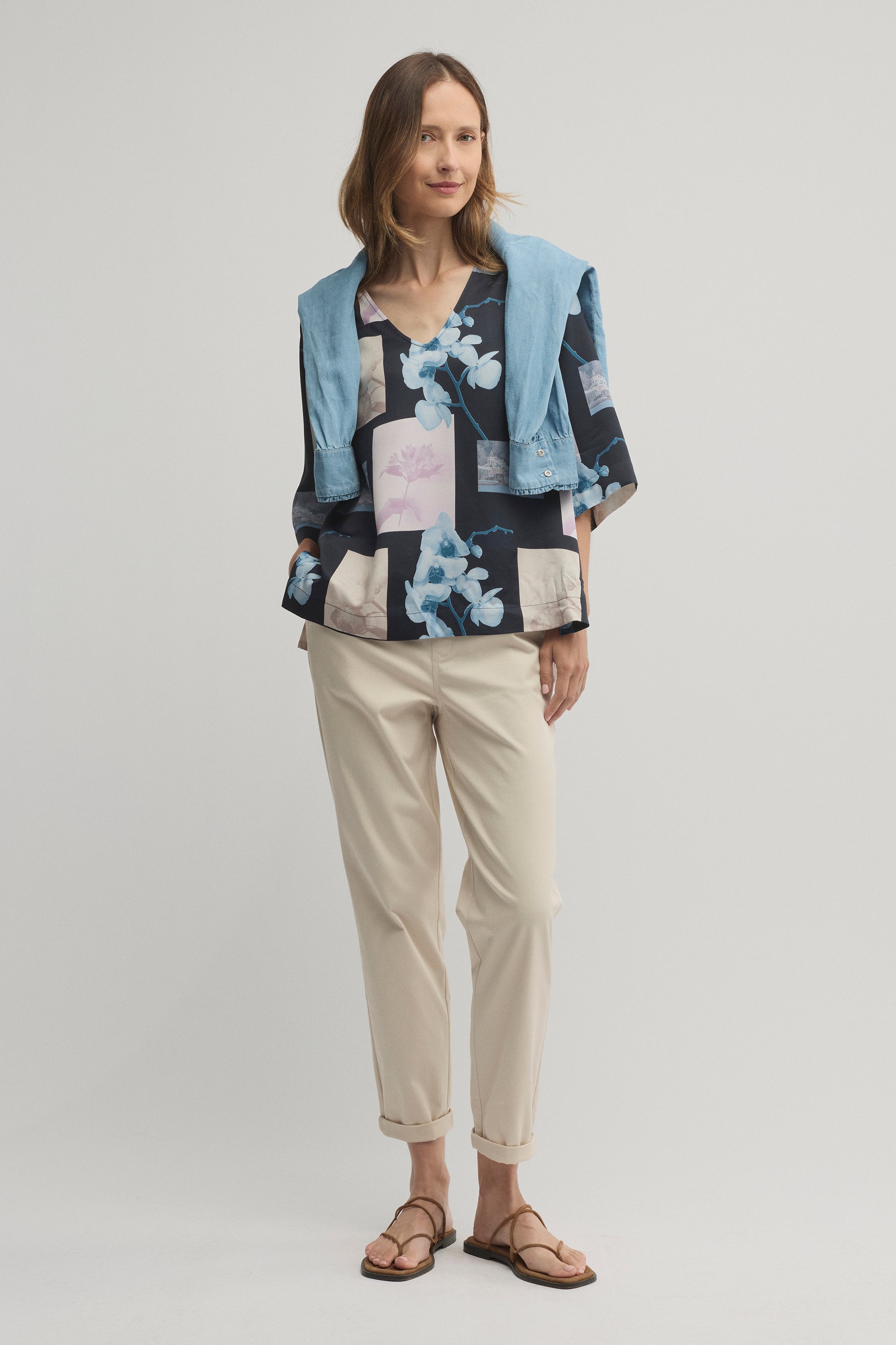 Decoupage Blouse Top