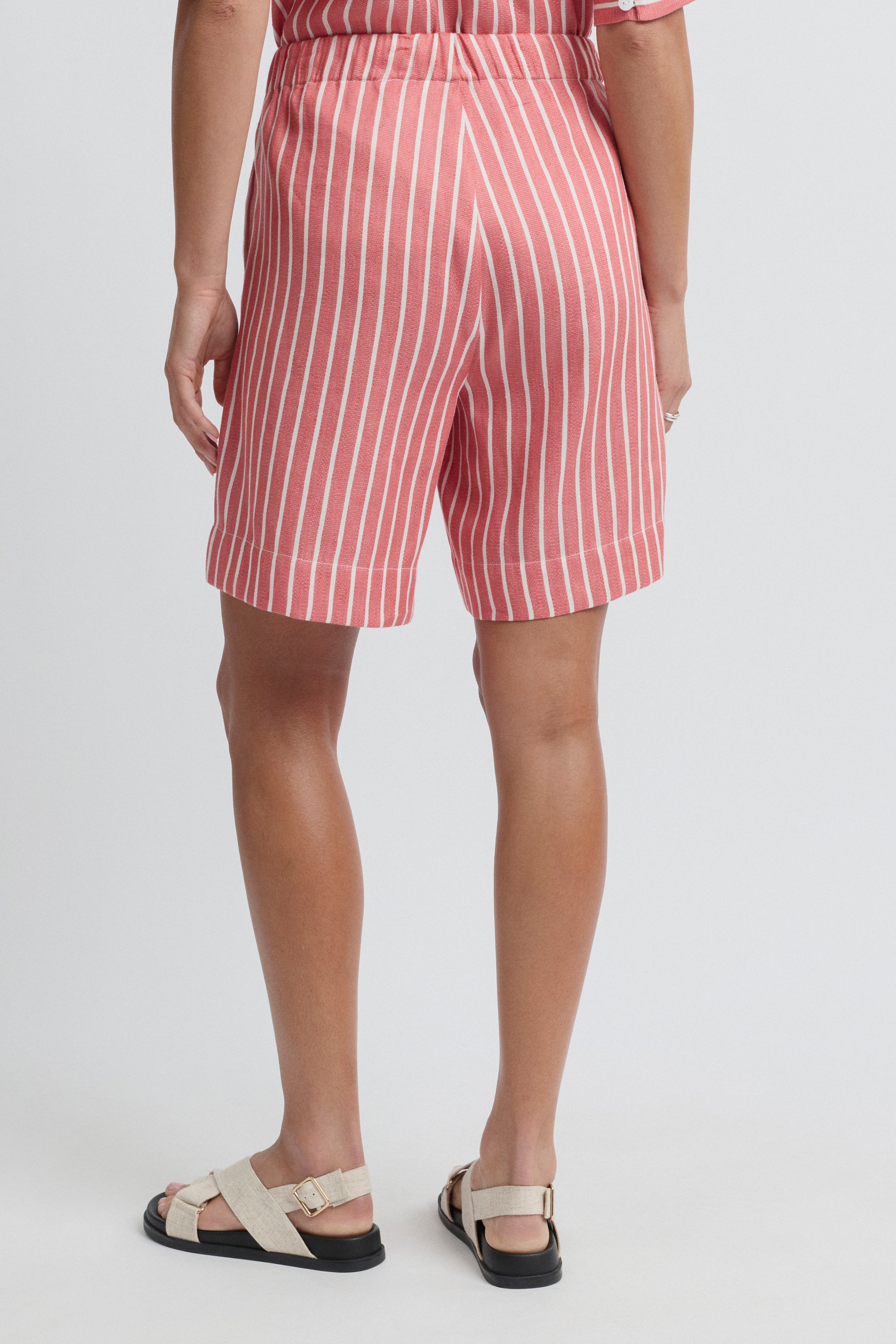 Monte Carlo Striped Linen Cotton Short