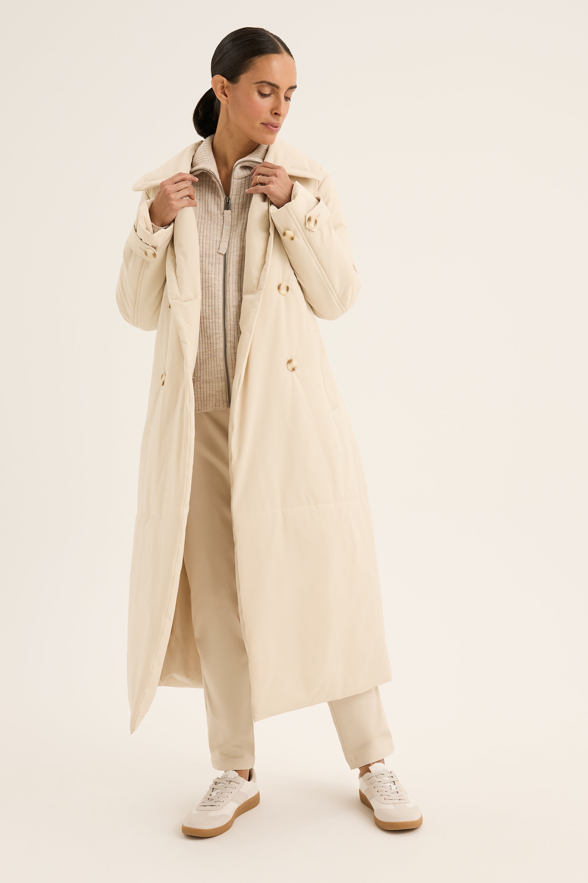 Ochre Puffer Coat