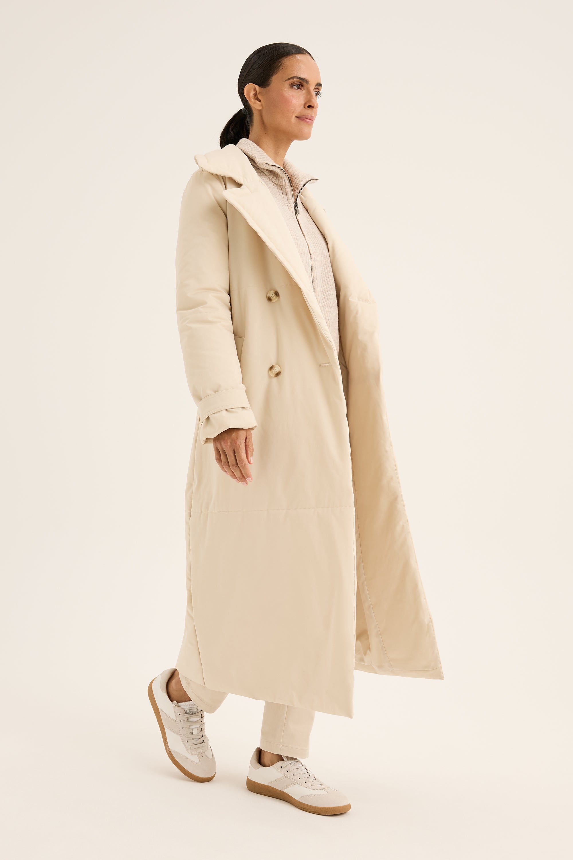 Ochre Puffer Coat