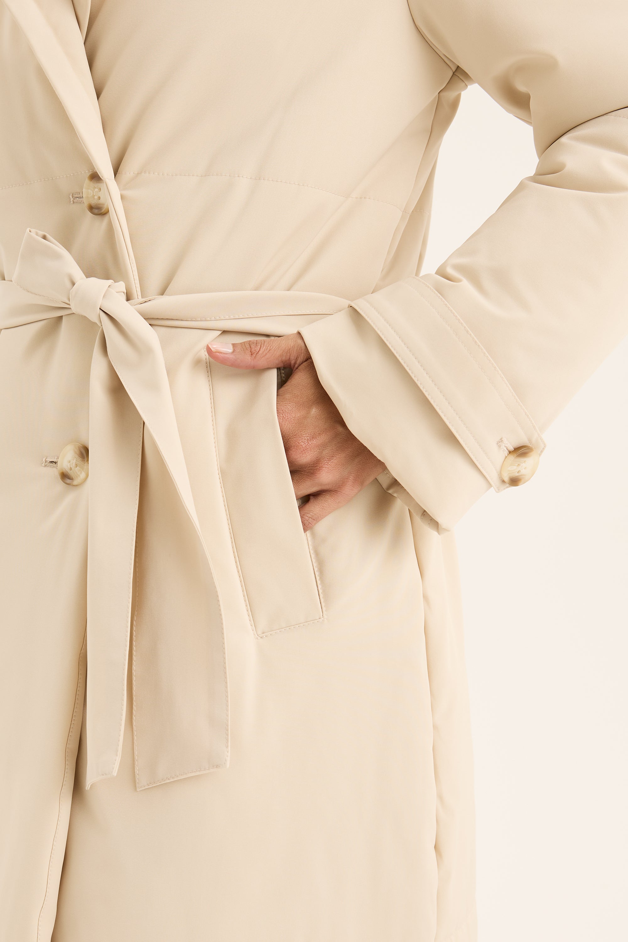 Ochre Puffer Coat