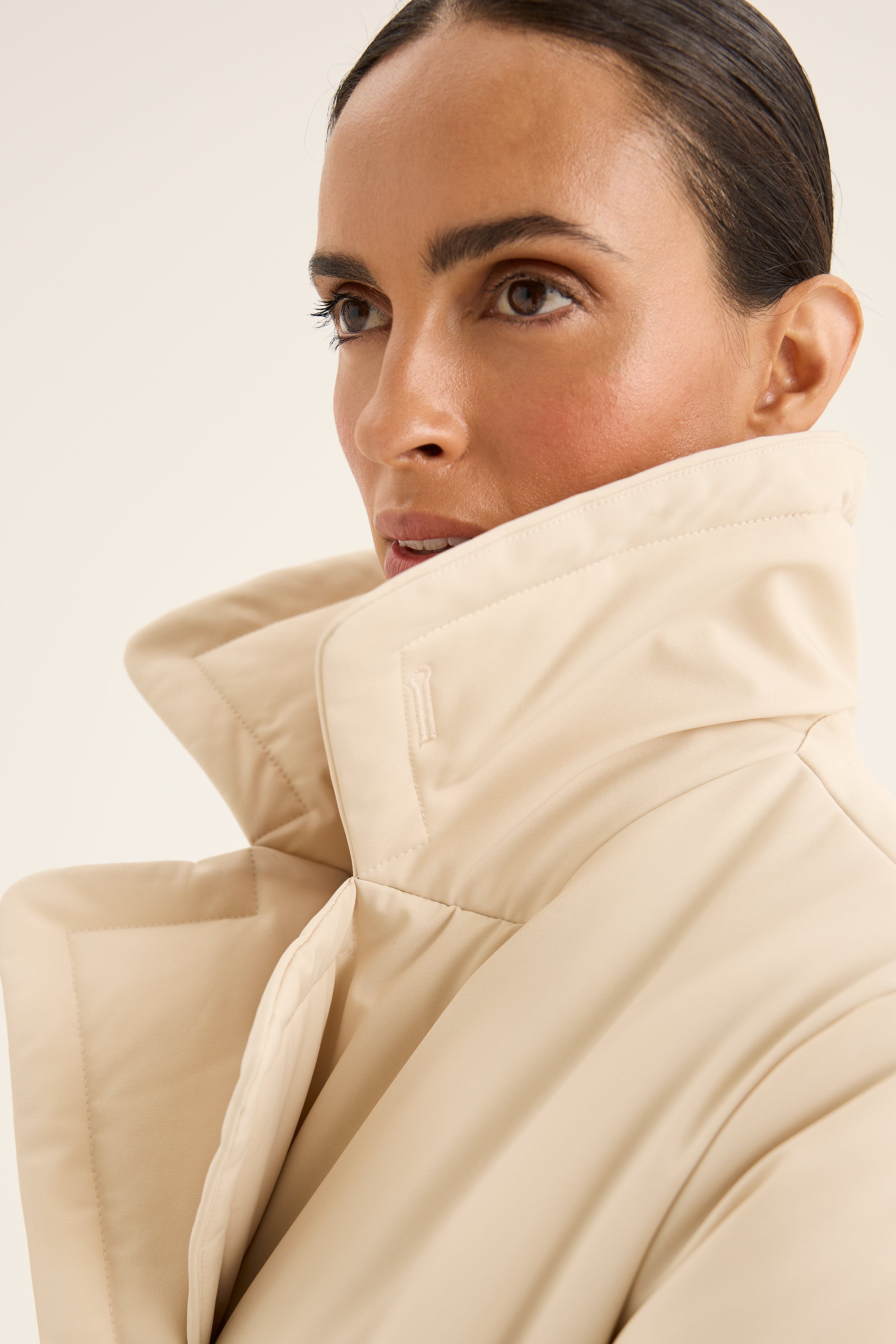 Ochre Puffer Coat