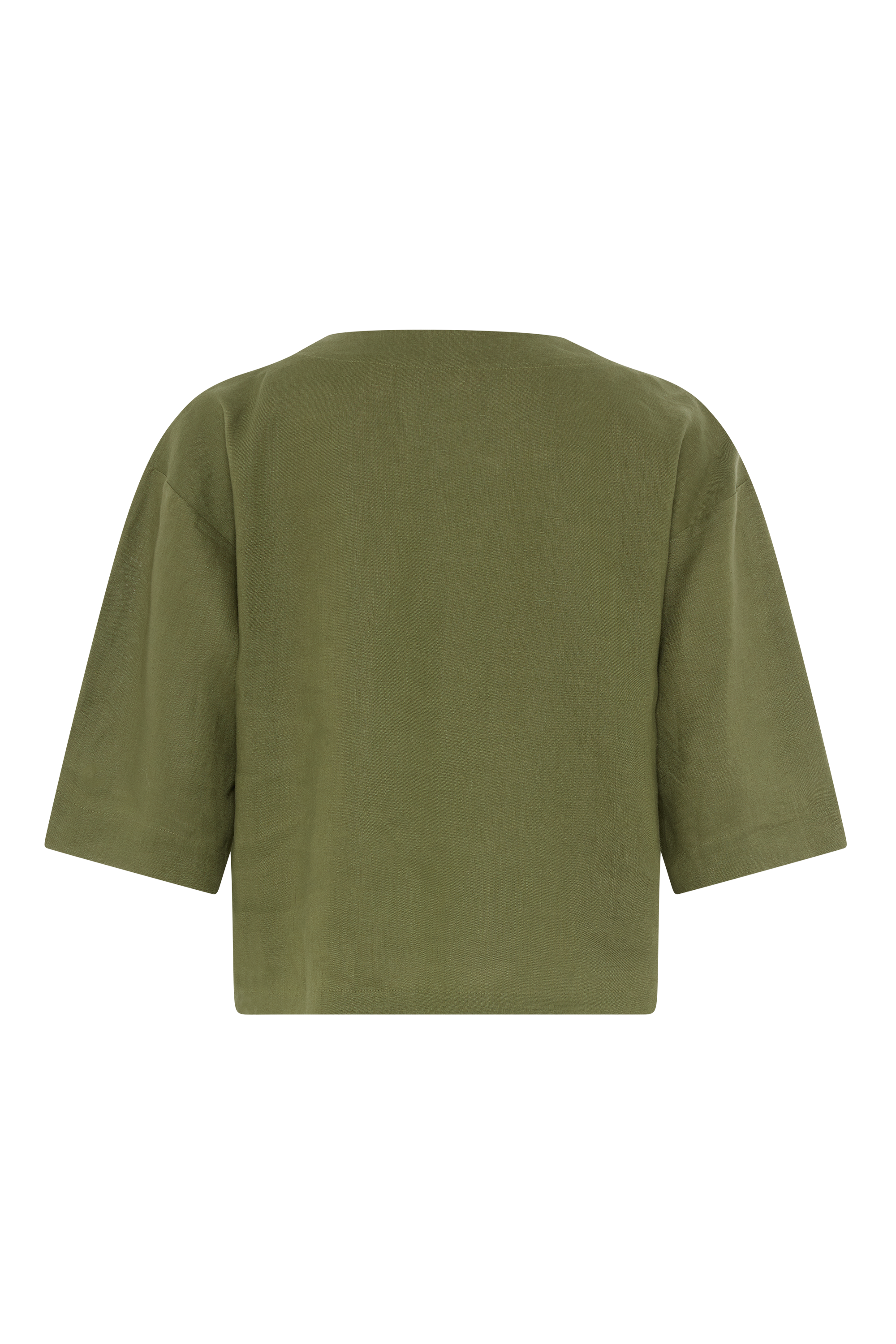 Tirari Short Sleeve Linen Shacket