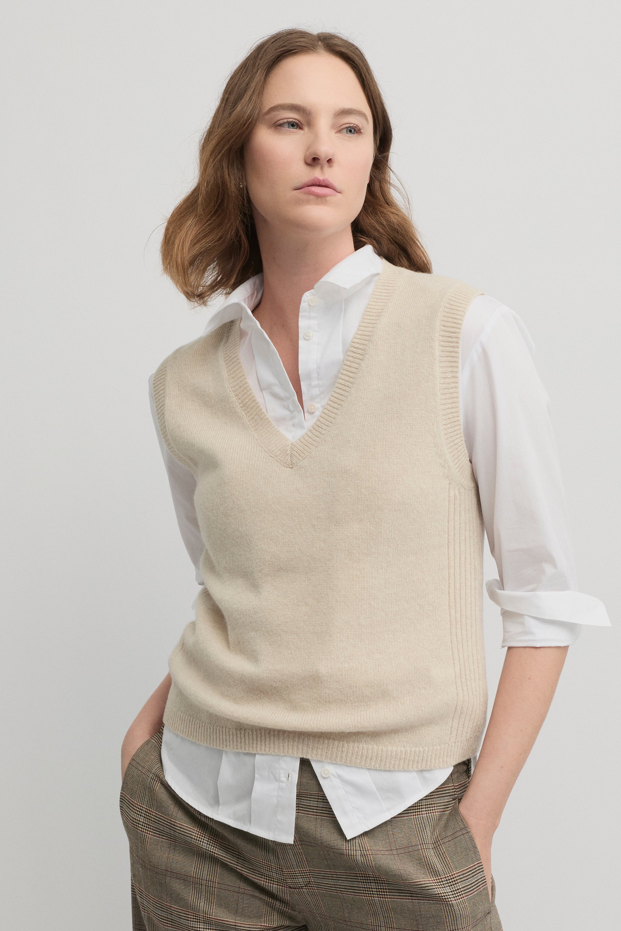 Shaft Knit Vest
