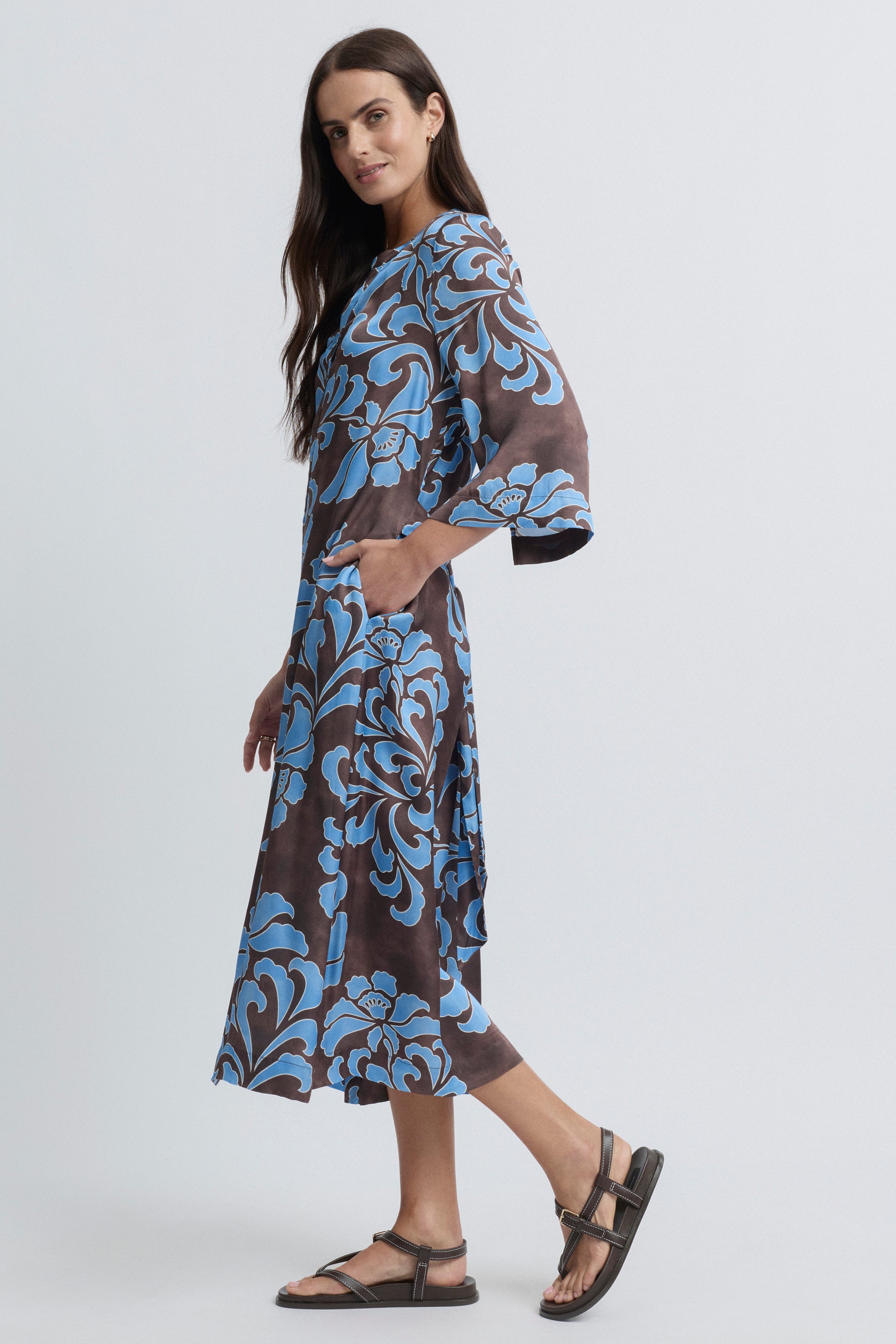 Elegance 3/4 Sleeve Dress