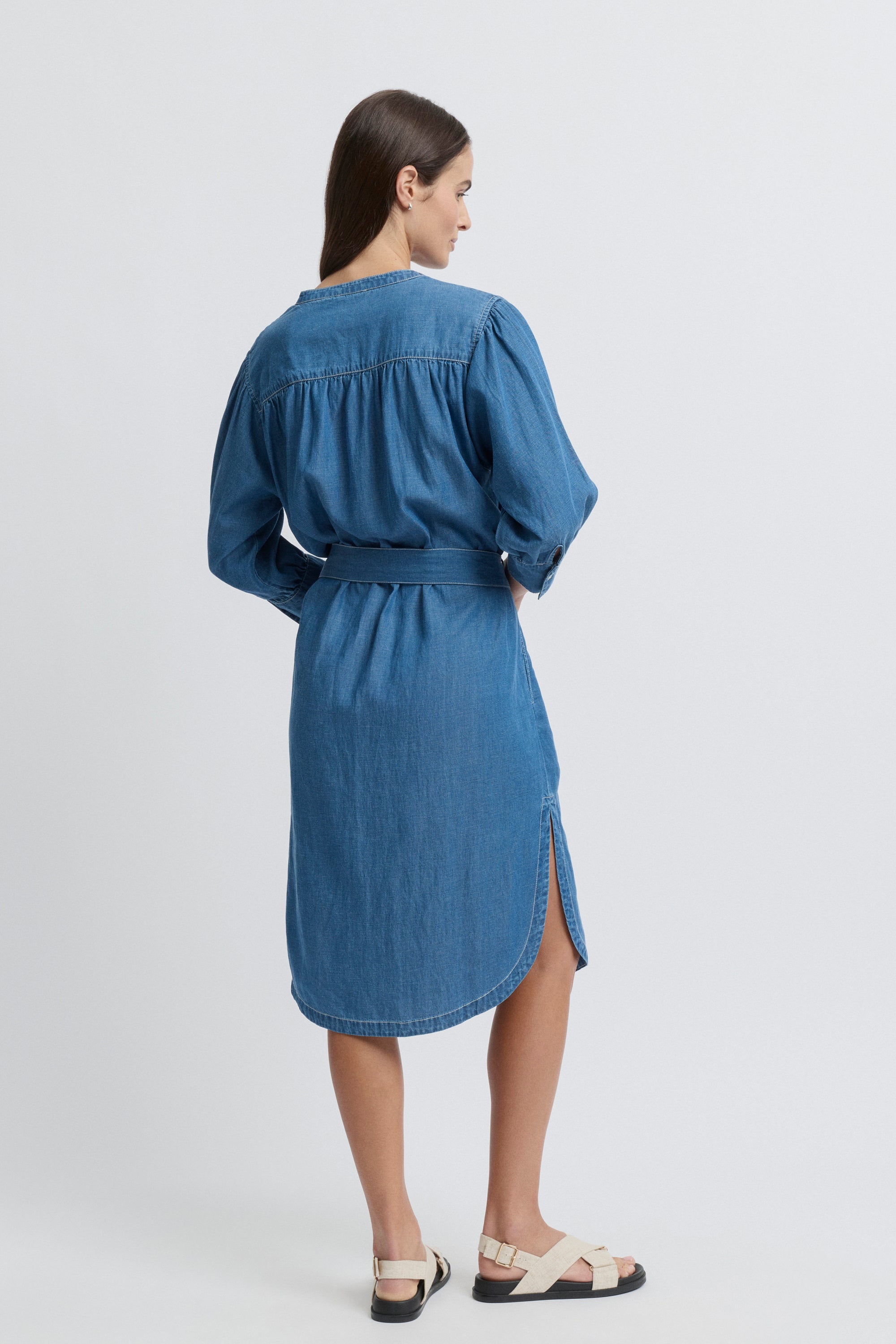 Marseille 3/4 Sleeve Shirt Dress