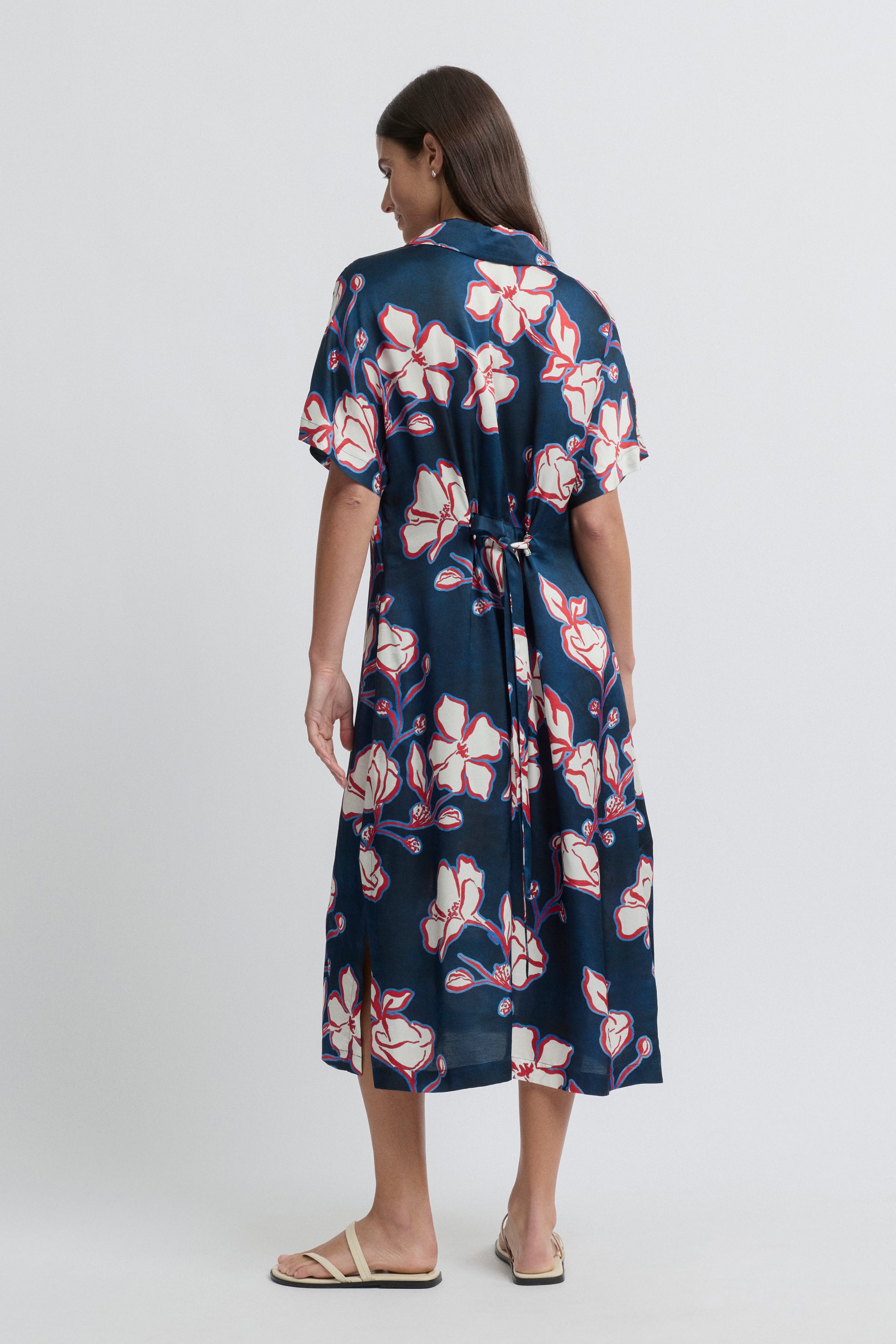 Cannes Large Floral Print Dress