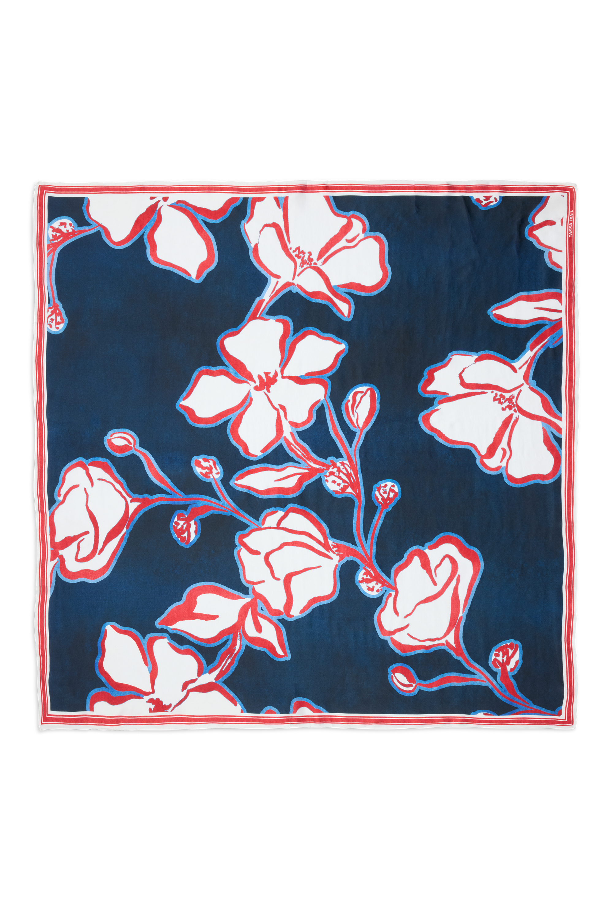 Cannes Large Floral Print Scarf