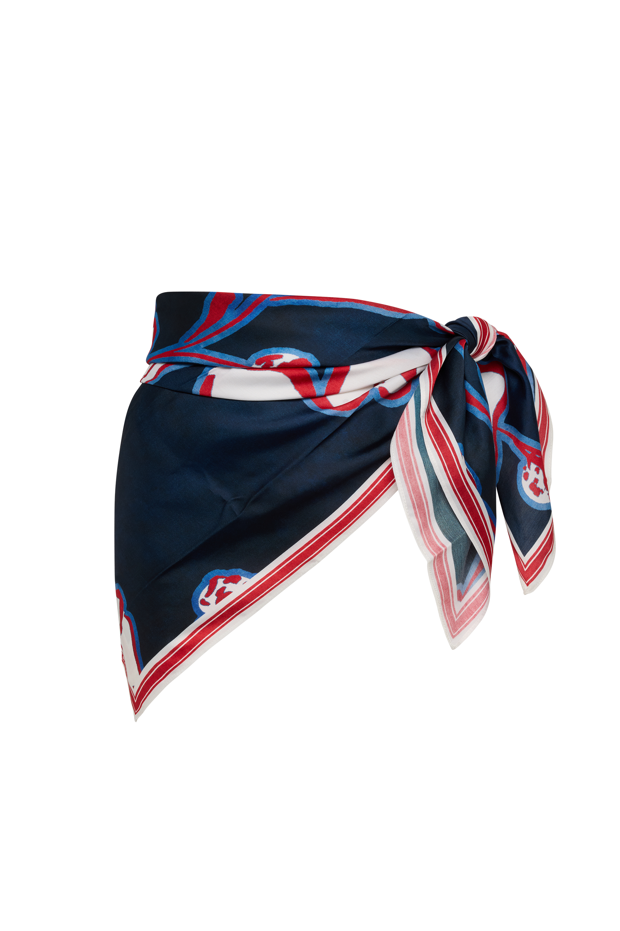 Cannes Large Floral Print Scarf